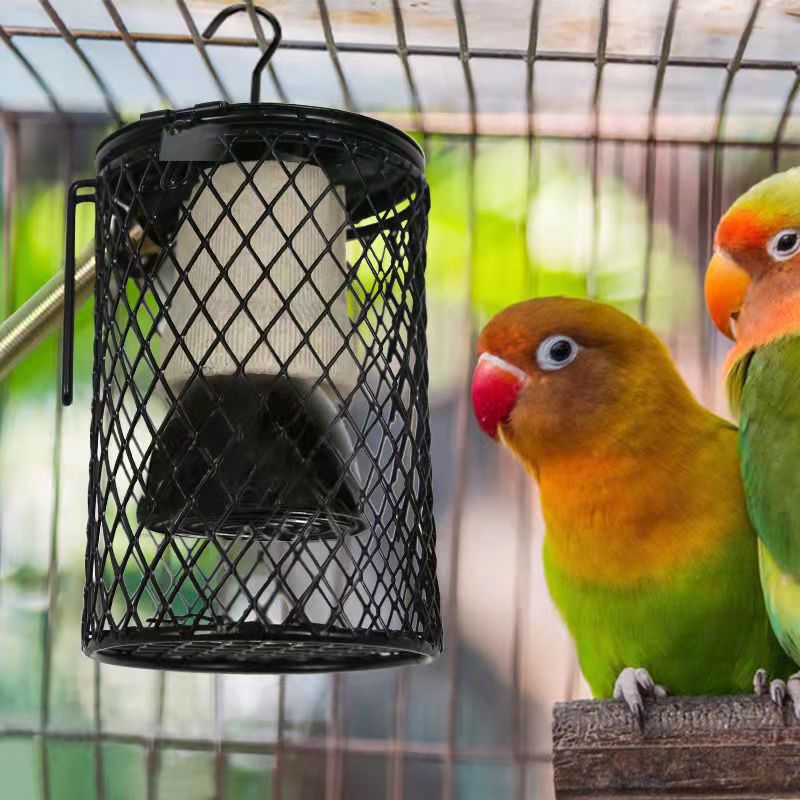 Ceramic Heating Lamp for Pets – Anti-Bite, Heat Preservation with Protective Net